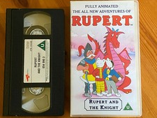 The All New Adventures Of Rupert Rupert And The Knight childrens VHS Video  