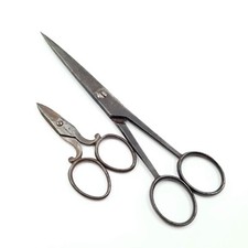 Antique Steel Scissors 2 Pairs
