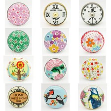 Birds Clocks Flowers Ceramic