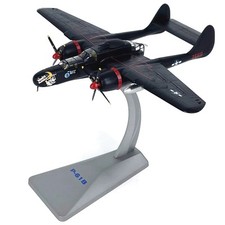 1/72 Scale WWII USA Air Force P-61B Black Widow Fighter Plane Model Display Toy