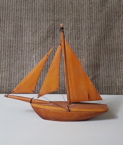 Vintage sailing ship - boat, wood