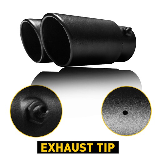 Car round dual exhaust tips - car,