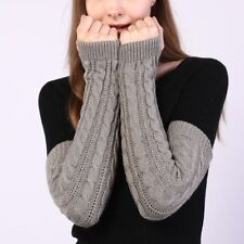 Arm Warmers Knitted Gloves False Sleeves Elbow Mittens  Outdoor