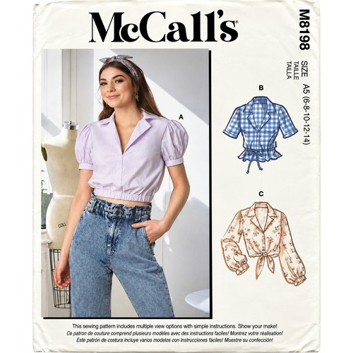 Misses boho tops 2021 mccalls - boho,