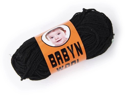 Black baby wool 100 - 6x,