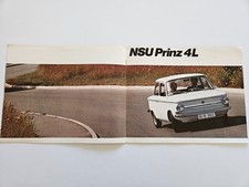 NSU PRINZ 4L 12 PAGES SALES