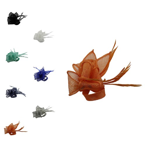 Small fascinator sinamay - fascinator,