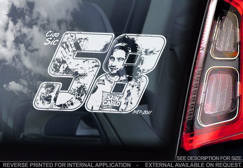 Marco simoncelli car - simoncelli, sticker