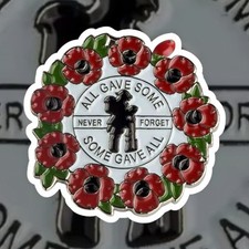 Red Poppie Flower Veteran