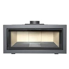 Wood Burning Multi Fuel Wide Inset Cassette Stove 101 12kw Modern Stoves 