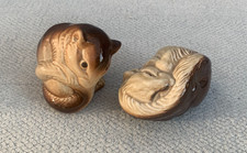 2 Vintage POOLE POTTERY  Brown