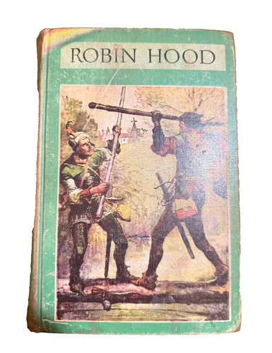 Antique robin hood - hood, book
