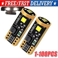 T10 LED License Plate Light Bulbs 6000K Super Bright White 168 2825 194