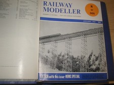 RAILWAY MODELLER Magazine Volume 16 January - December 1965 Bound with Index