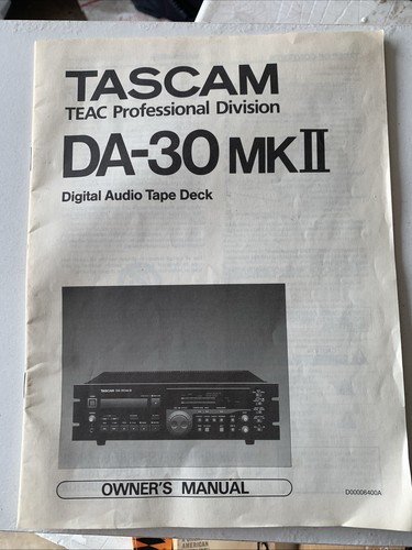 Tascam teac 30mkii da30mkii - teac, da-30mkii