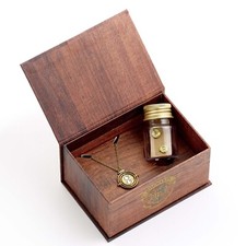 Harry Potter Hermione Potions Gift Box with Time Turner Necklace & Stud Earrings