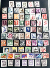 A20  CZECHOSLOVAKIA Lot of over 70 used stamps