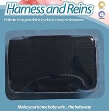 Walking Harness & Reins -- For Baby, Toddler or Kids -- Age: 6 m+- Colour: Black