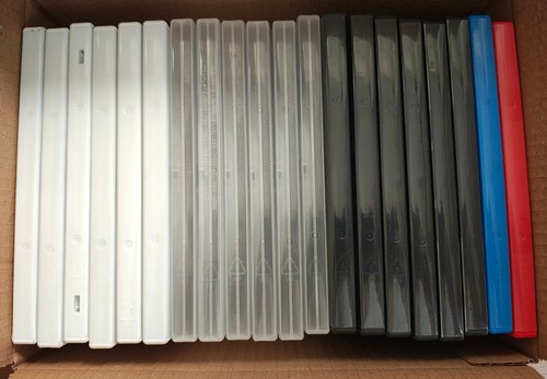 Empty dvd blu ray - empty, cases