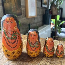 Set Of Four Indian Themed