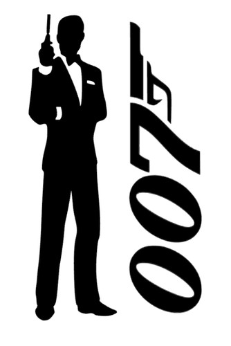James bond 007 silhouette - bond,