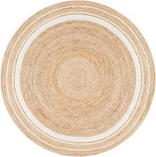 Rug Round Natural Jute Braided