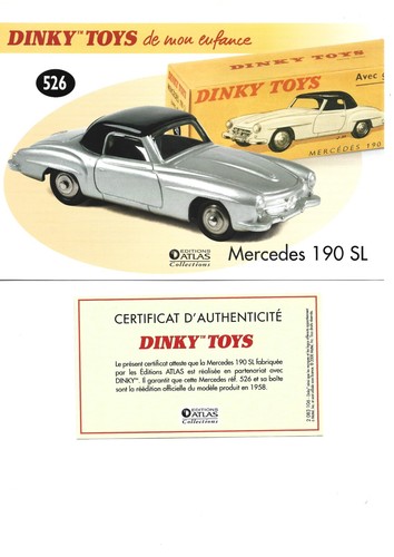 Dinky toys sheet certificate - toys, +