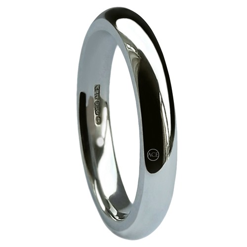 4mm 950 platinum - 4mm, men's