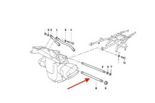 FRONT ENGINE PIN BMW R 1150 GS RT R RS 850 1100 FRONT ENGINE BOLT AXLE