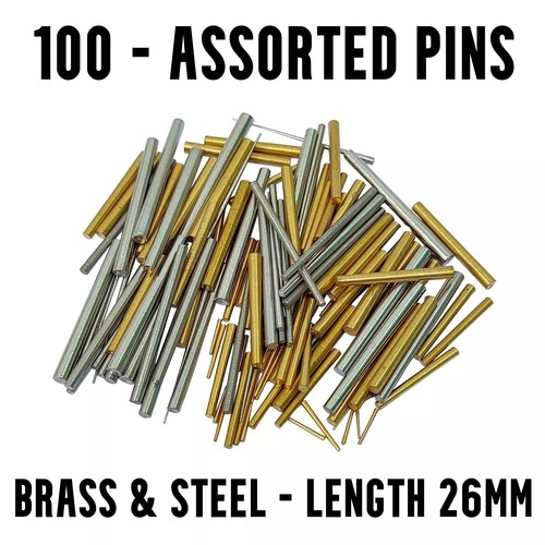 Brass and steel - and, clock