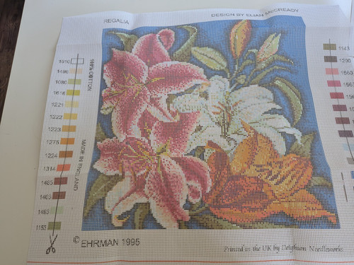 Needlepoint cushion kit - cushion,