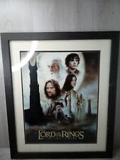LORD OF THE RINGS CUSTOM FRAMED WALL PICTURE 20 x  24"- LARGE CUSTOM FRAMED ART
