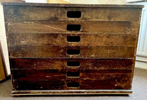 Drawer vintage architects - 7-drawer,