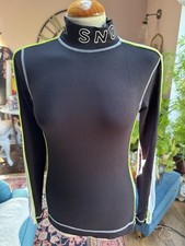 Topshop Black Sno Fitted Polo