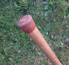 Vintage Handmade Thick Strong Heavy Wooden Club Style Walking Stick