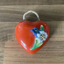 Goebel Orange Porcelain Vase