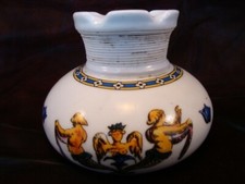 Pyrogene Matches Match Striker Holder Renaissance Style Porcelain Enamels