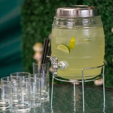 Barrel Beverage Dispenser with