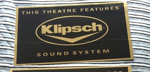 Klipsch home cinema sign - home,