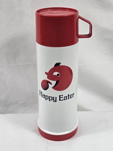 Vintage happy eater thermos - eater,