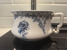 Vintage Keeling & Co Dorothy Chamber Pot Blue Floral Losol Ware Burslem England