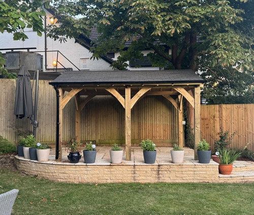 4x3m bespoke apex wooden - 4x3m,