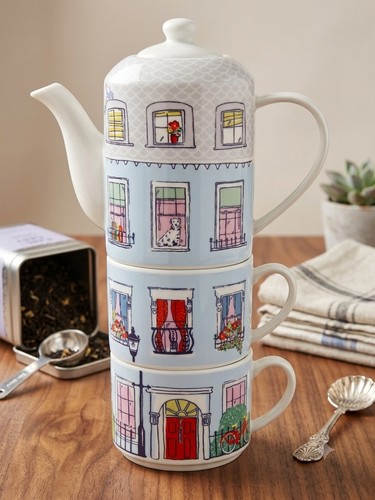 Ceramic tea for stackable - ceramic,