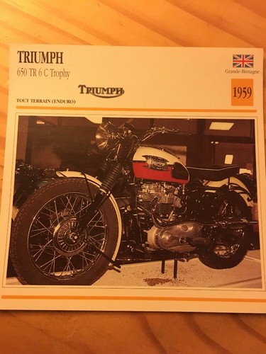 Triumph 650 tr6 trophy 1959 - 650,