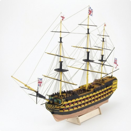 Wooden ship model kit display - wooden,
