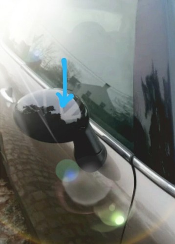 Wing mirror cover caps - cover, dark