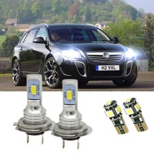 For Vauxhall Insignia 2008-16 - 4x 6000K LED Xenon Low Dip/Side Light Bulbs Set