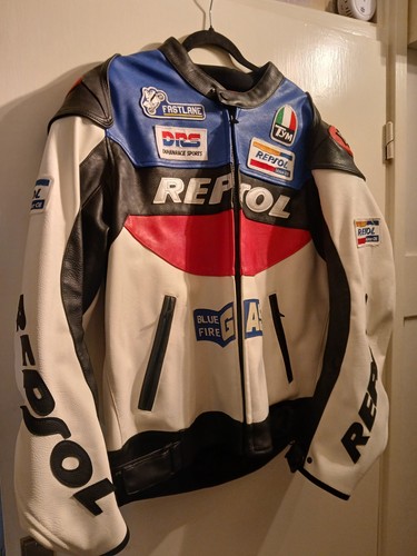 Repsol leather jacket - repsol, xl