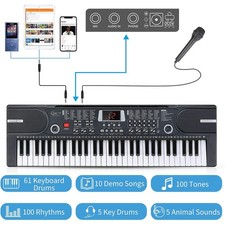 61 Keys Electronic Full Size