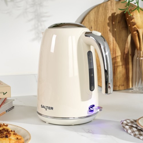 Salter retro kettle - 1.7l, cream